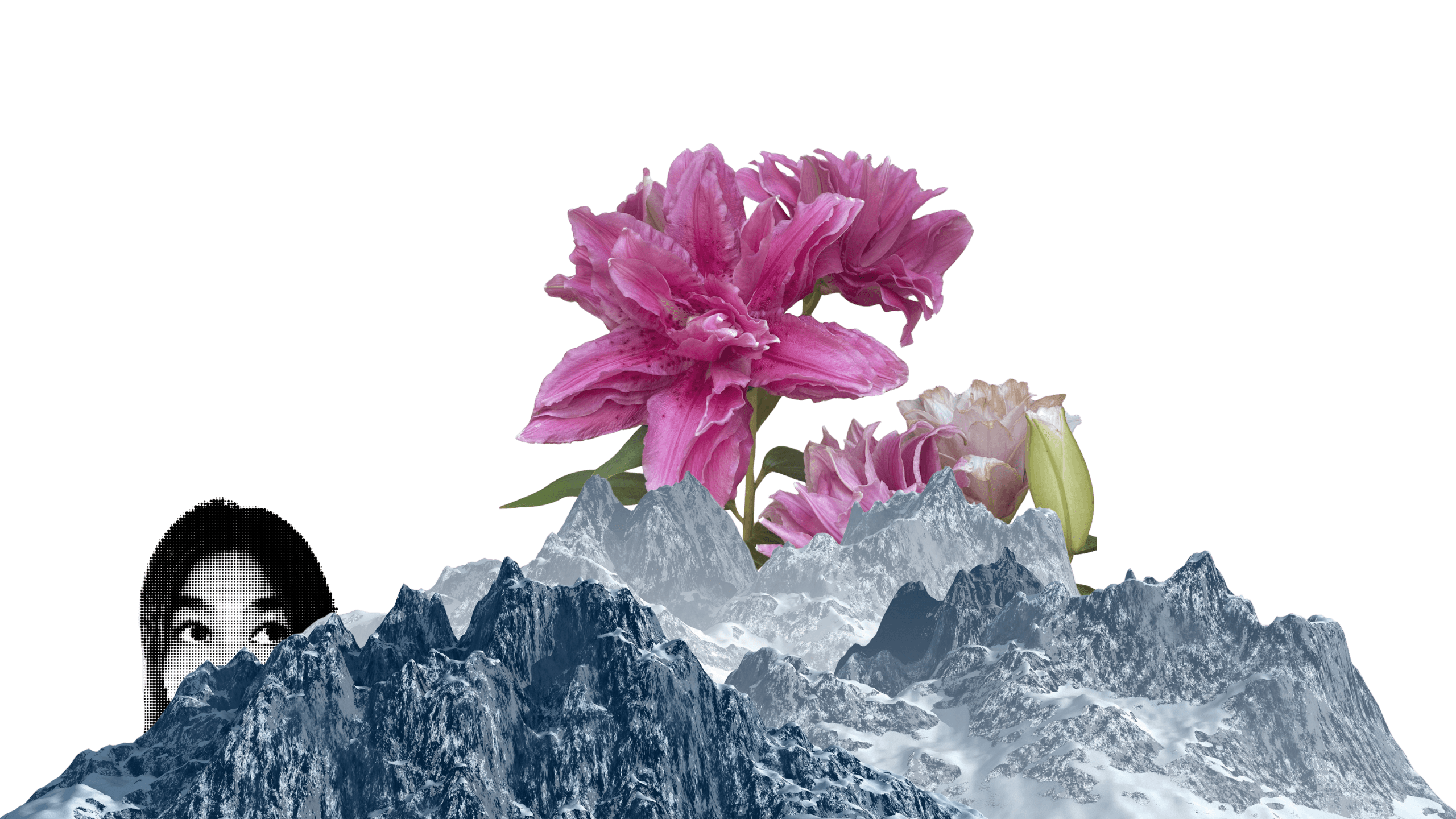 Color collage artwork