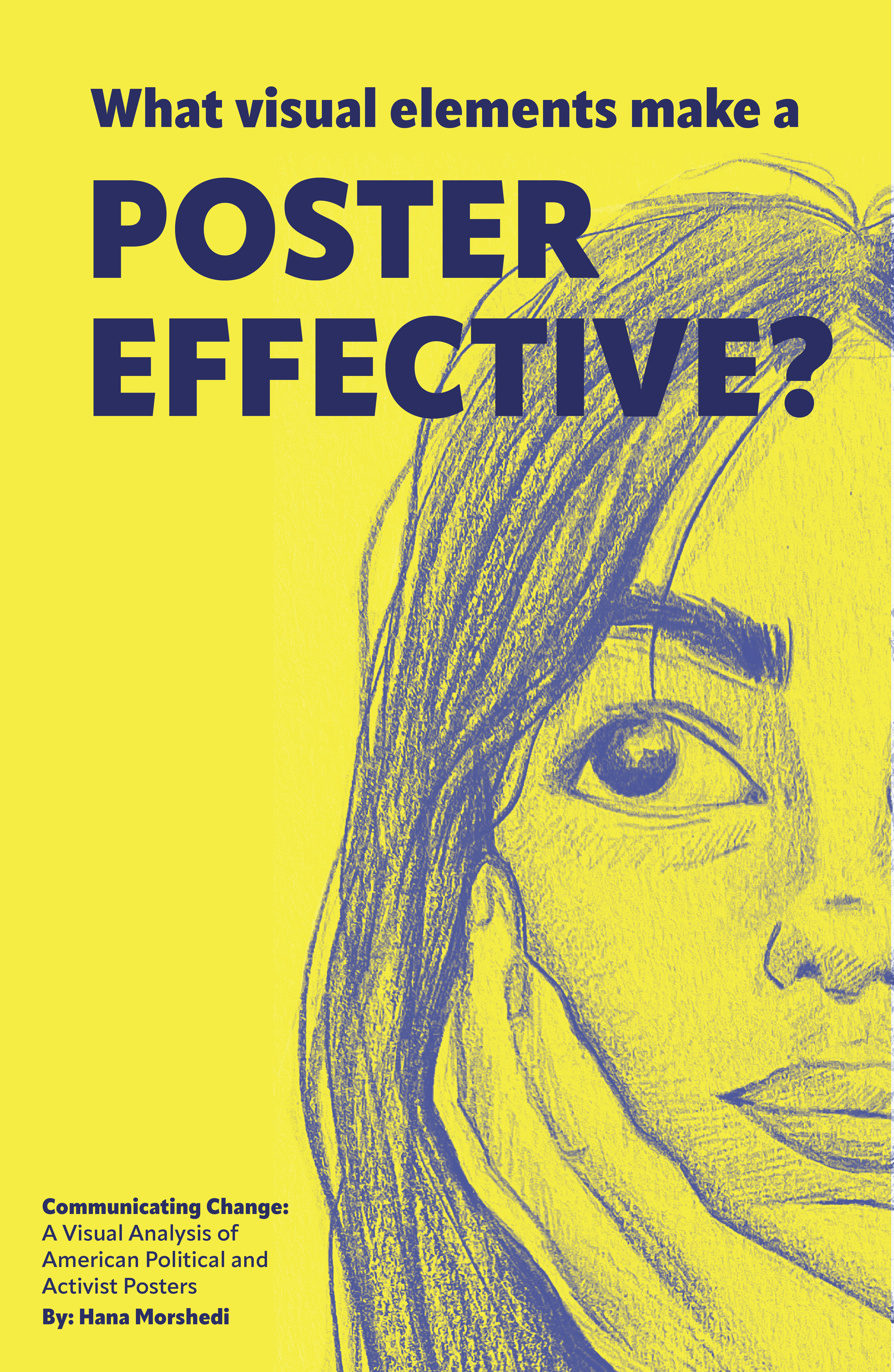 Poster cover in yellow