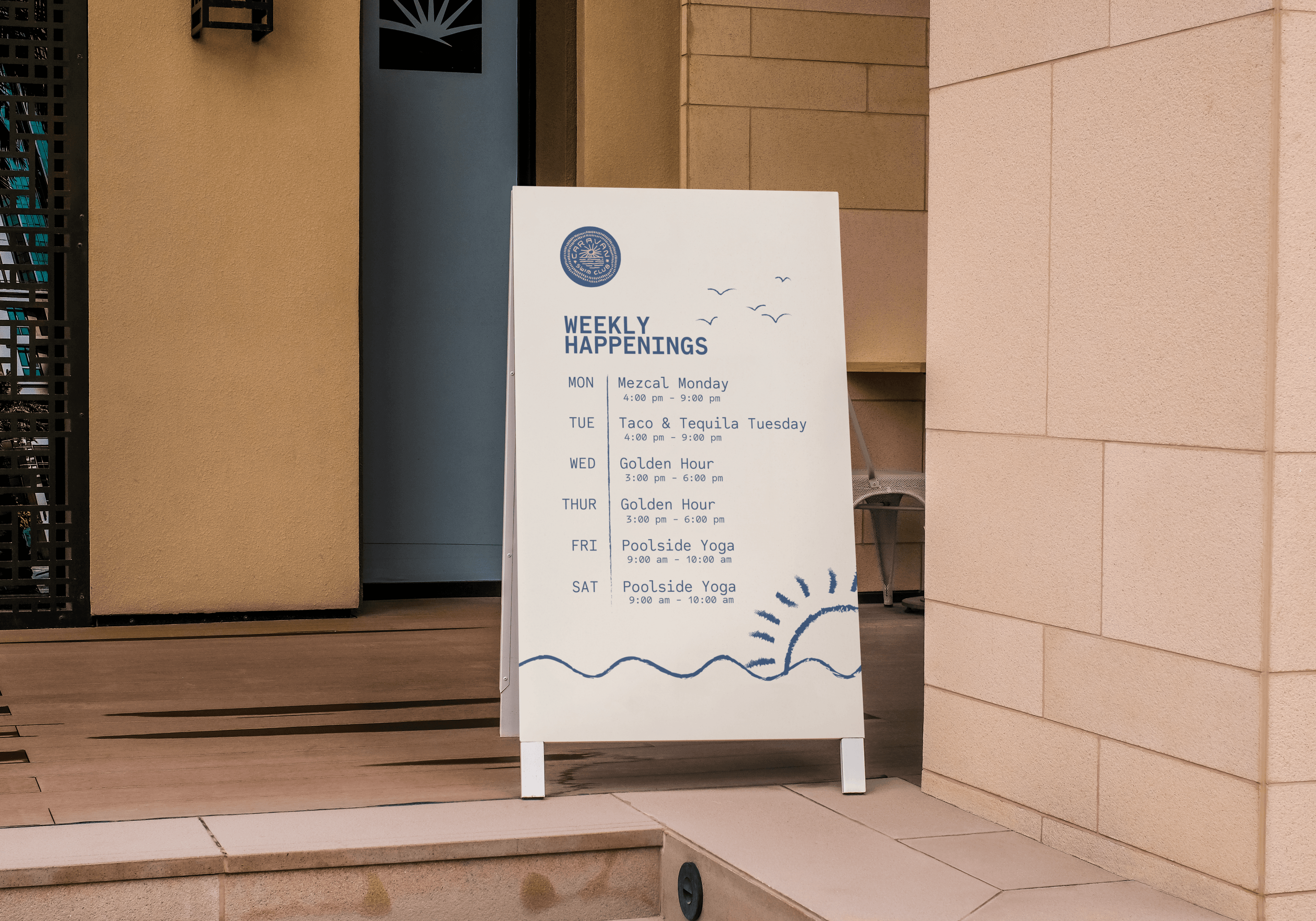 Hotel June signage mockup