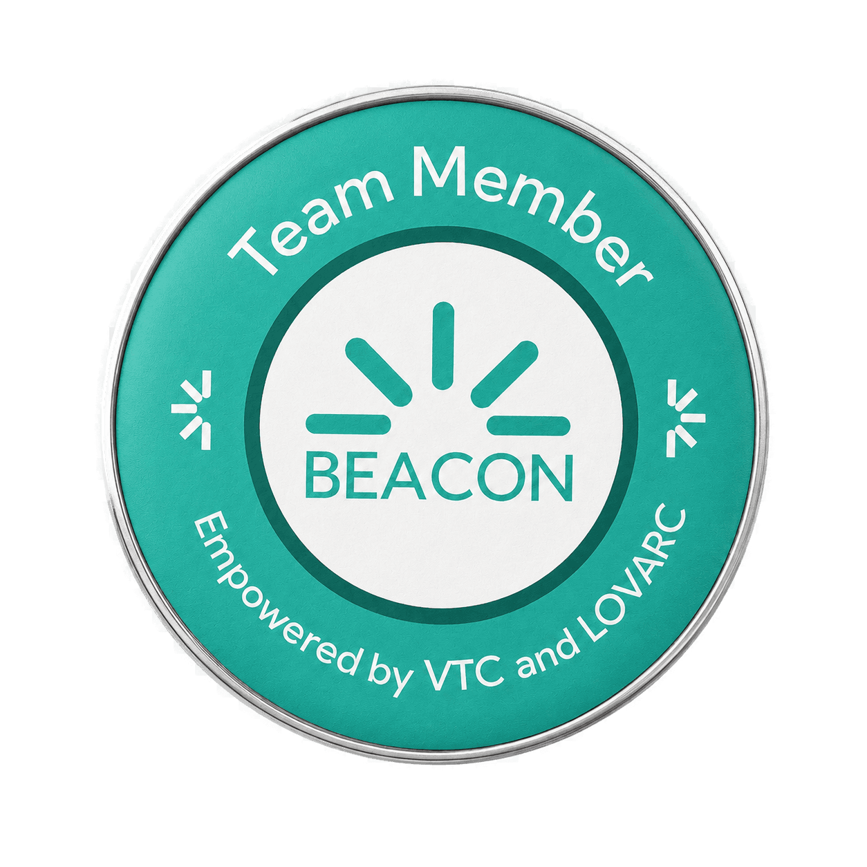 BEACON team member button mockup