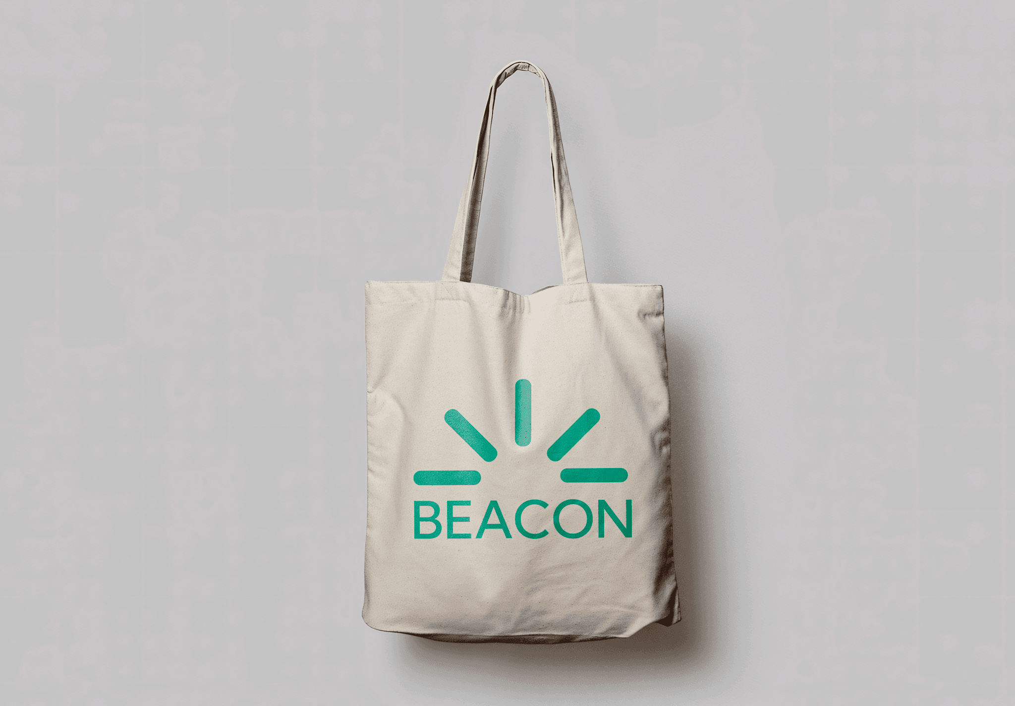 BEACON tote bag with primary logo
