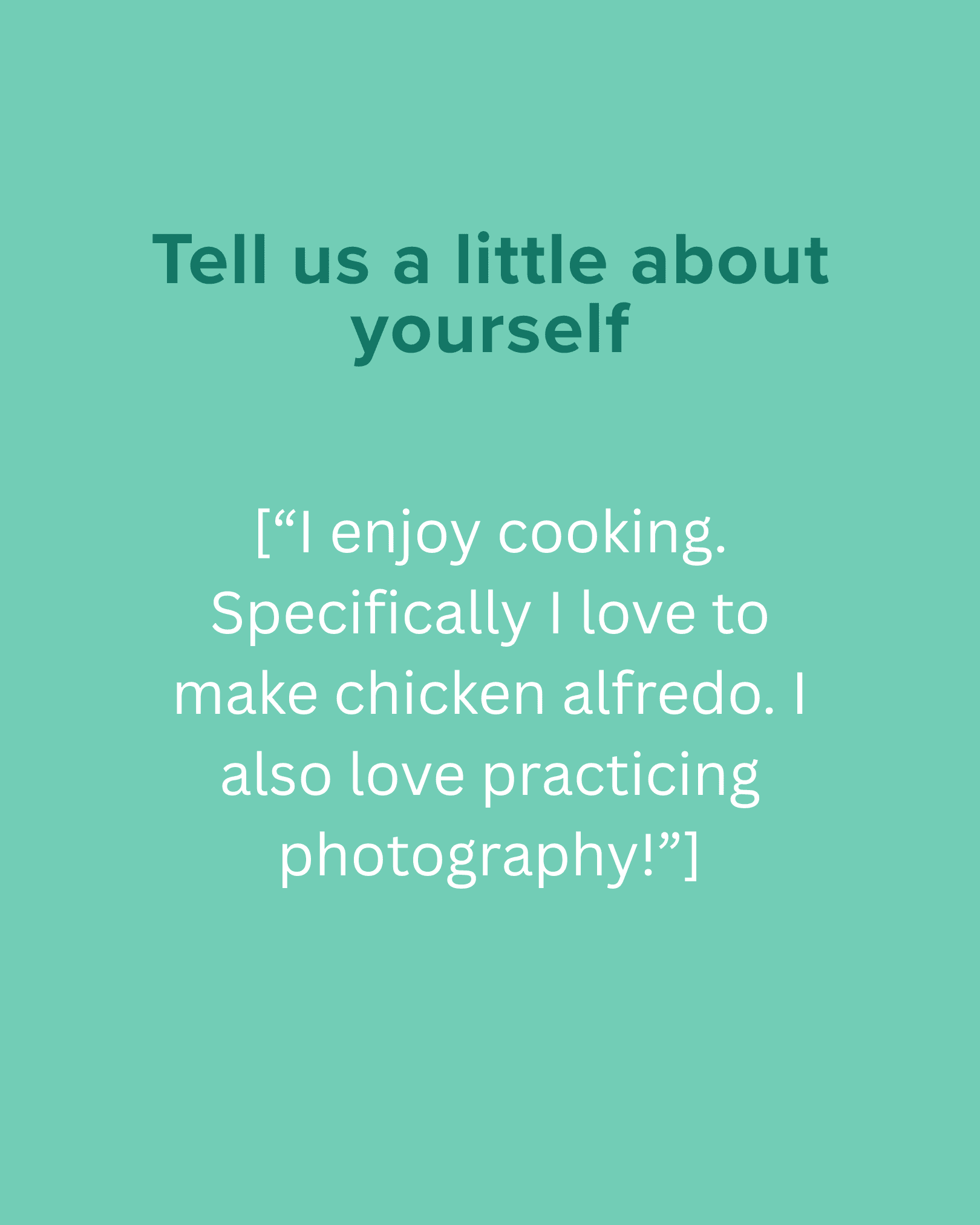 BEACON tell us about yourself social media template, slide 2