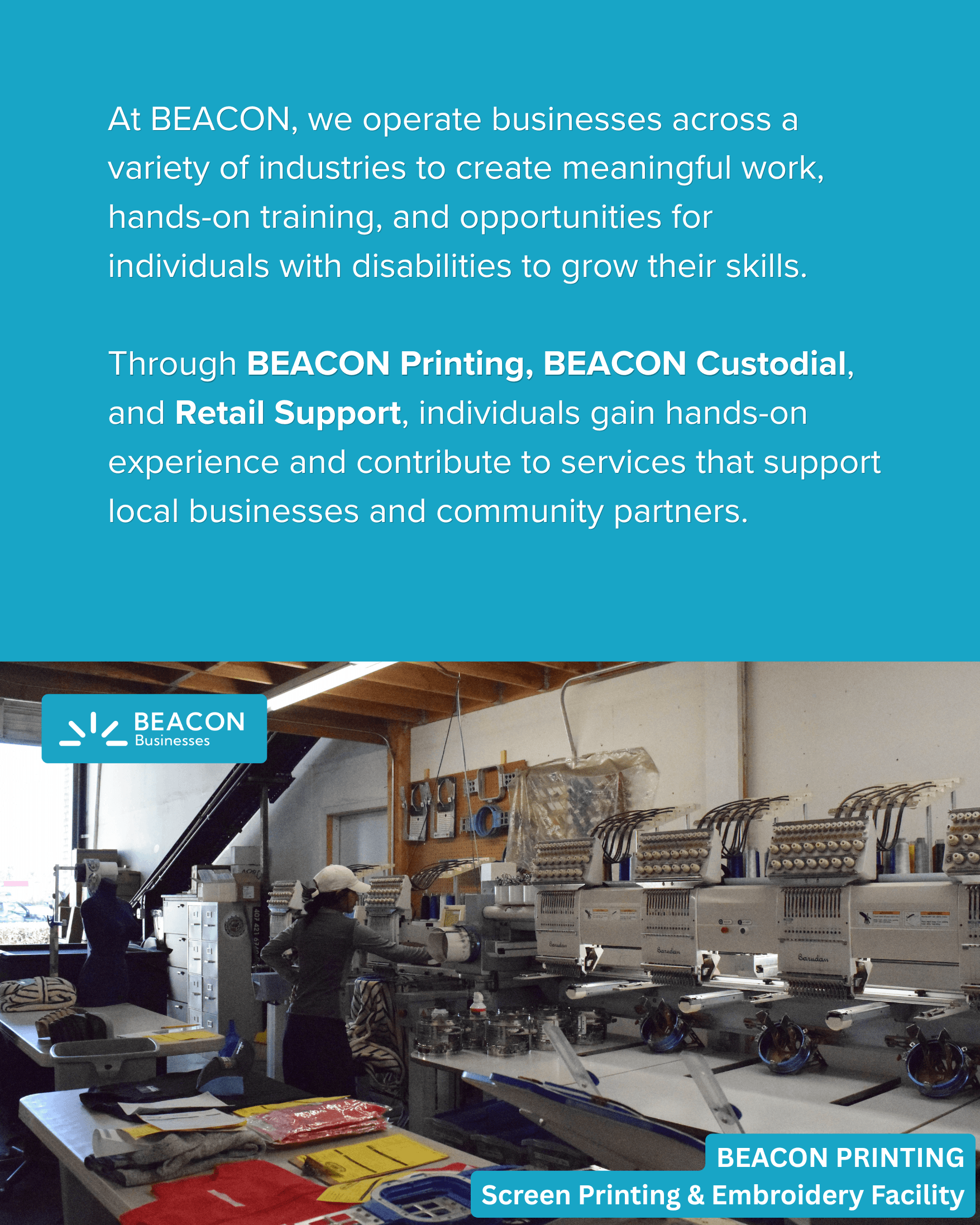 BEACON Businesses story highlight cover, slide 2
