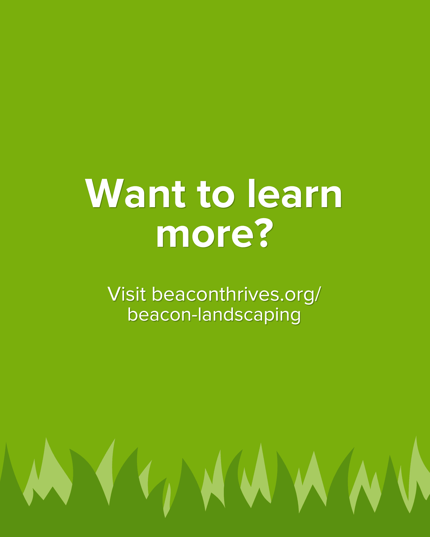 BEACON Landscaping story highlight cover, slide 3