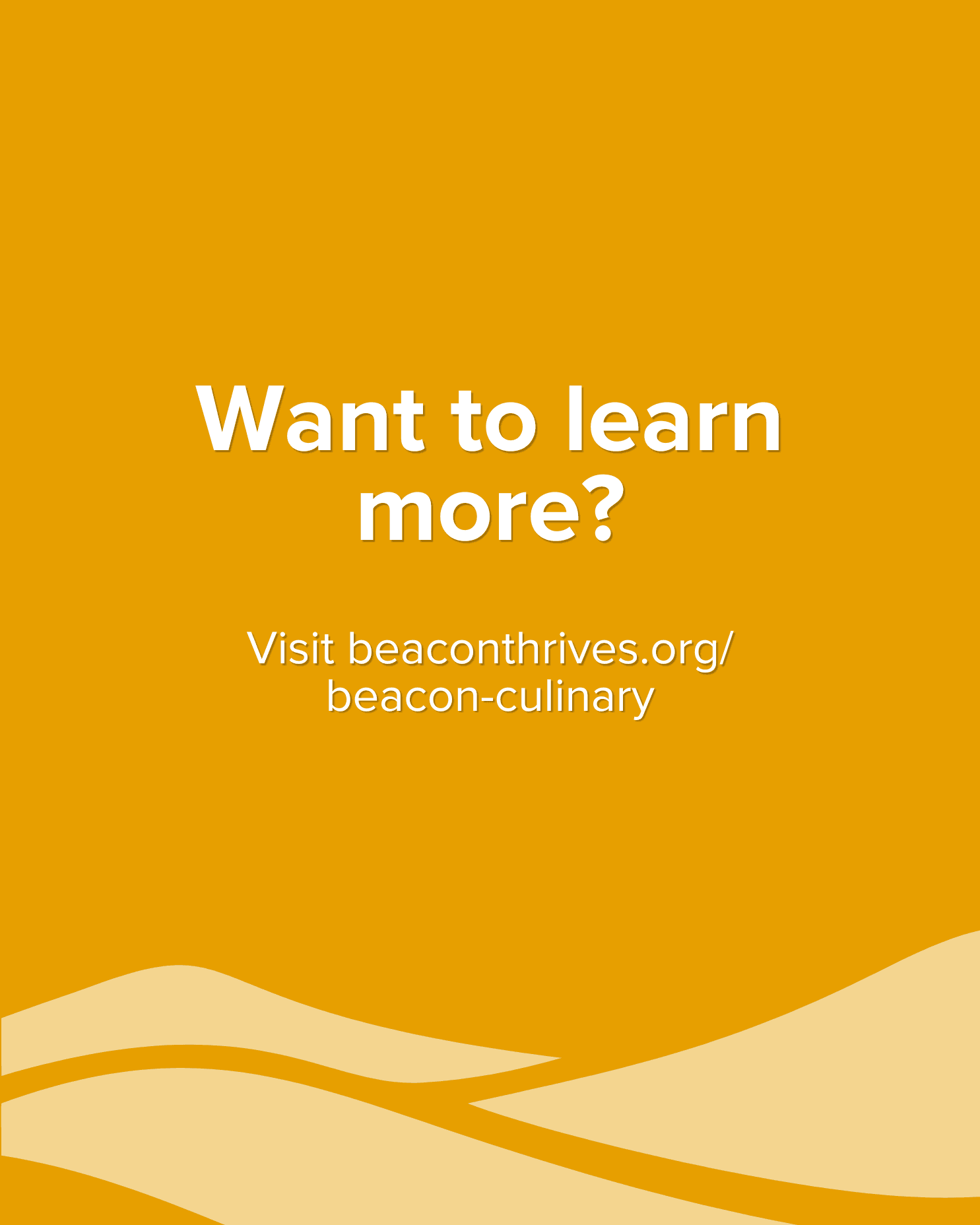 BEACON Culinary Services story highlight cover, slide 3