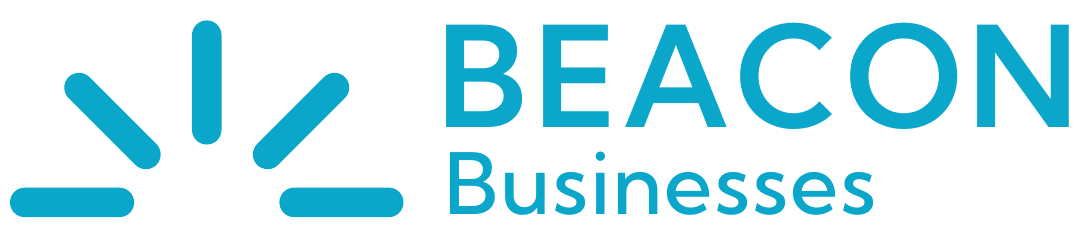 BEACON Businesses division logo in blue