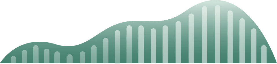 BEACON hill graphic, dotted-bar hills variation 9